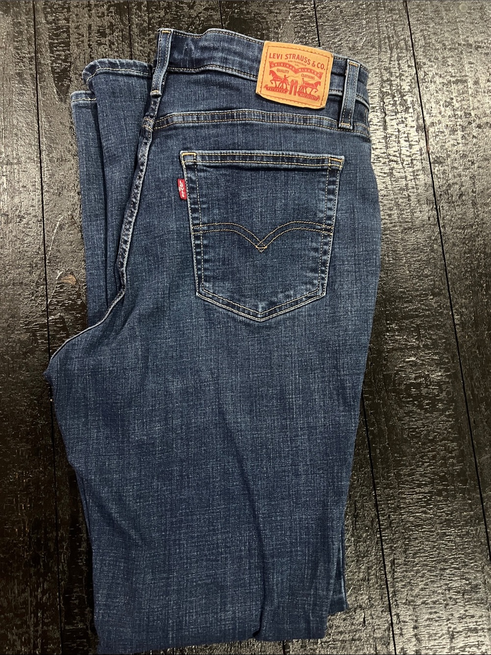 Levi's Dark Blue Flare Jeans